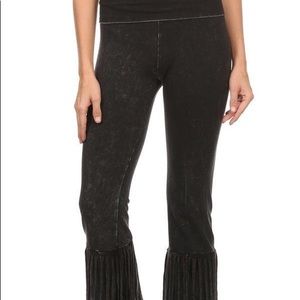 T Party Fashion Fringe Western Yoga Pants